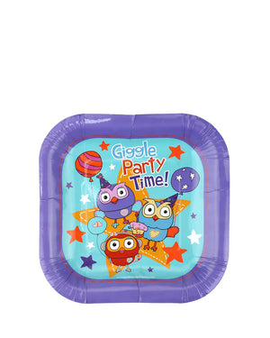 Giggle and Hoot 17cm Paper Plates Pack of 8