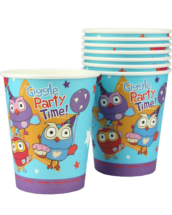 Giggle and Hoot 266ml Paper Cups Pack of 8