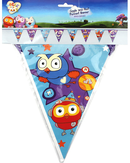 Giggle and Hoot Pennant Flag Banner 2m