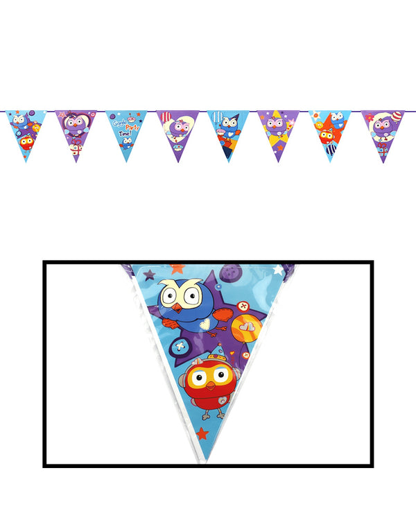 Giggle and Hoot Pennant Flag Banner 2m