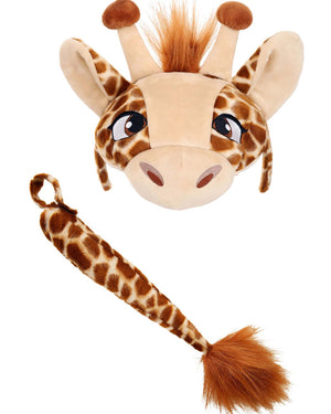 Giraffe Plush Headband and Tail Set