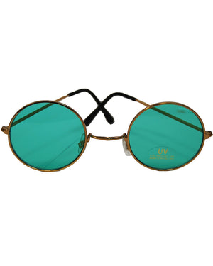 Green 1960s Lennon Glasses