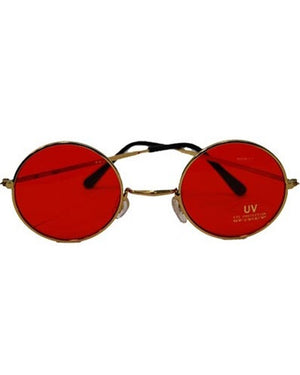 Red 1960s Lennon Glasses