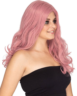 Glamour Deluxe Ashes of Roses Pink Long Wavy Wig
