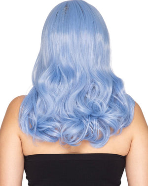 Glamour Deluxe Bubblegum Blue Long Wavy Wig