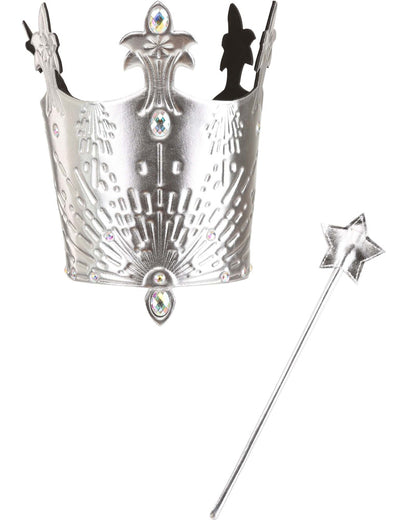 Glinda Witch Crown and Wand Deluxe Set