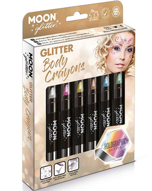 Holographic Glitter Body Crayons Boxset