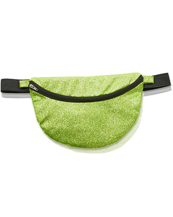 80s Glitter Green Bum Bag