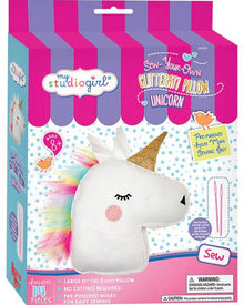 Image of make your own unicorn pillow kit.