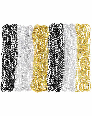20s Glitz and Glam Plastic Beaded Necklaces Pack of 50