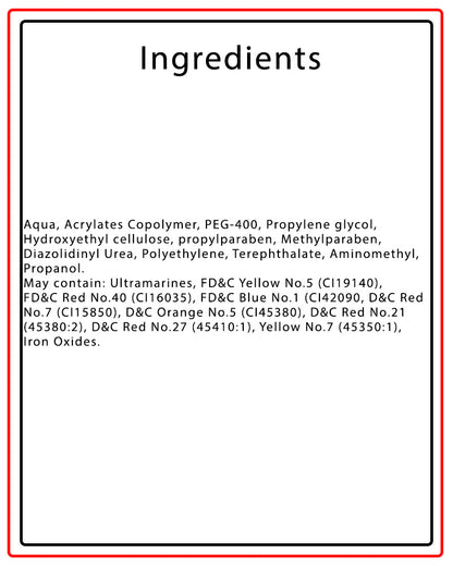 FX Body Glitter Red Applicator 36ml