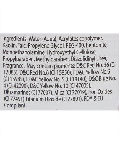 BodyArt Brilliant Red Paint Jar 200ml