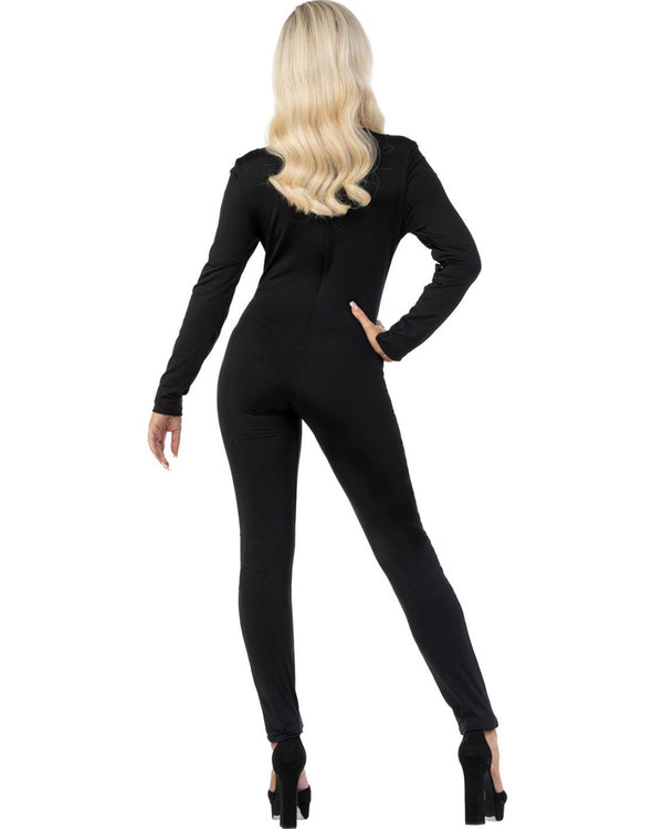 Glow in the Dark Skeleton Bodysuit Womens Costume