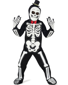 Glow in the Dark Skeleton Kids Halloween Costume