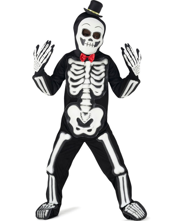 Glow in the Dark Skeleton Kids Costume
