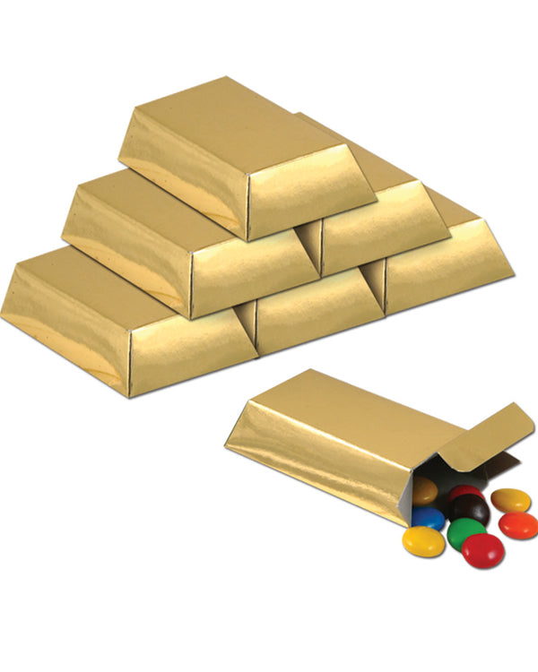 Gold Bar Favour Box Pack of 12