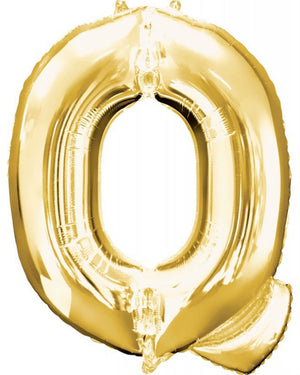 Gold Letter Q Supershape 86cm Balloon