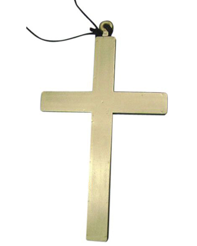 Gold Monks Cross Necklace
