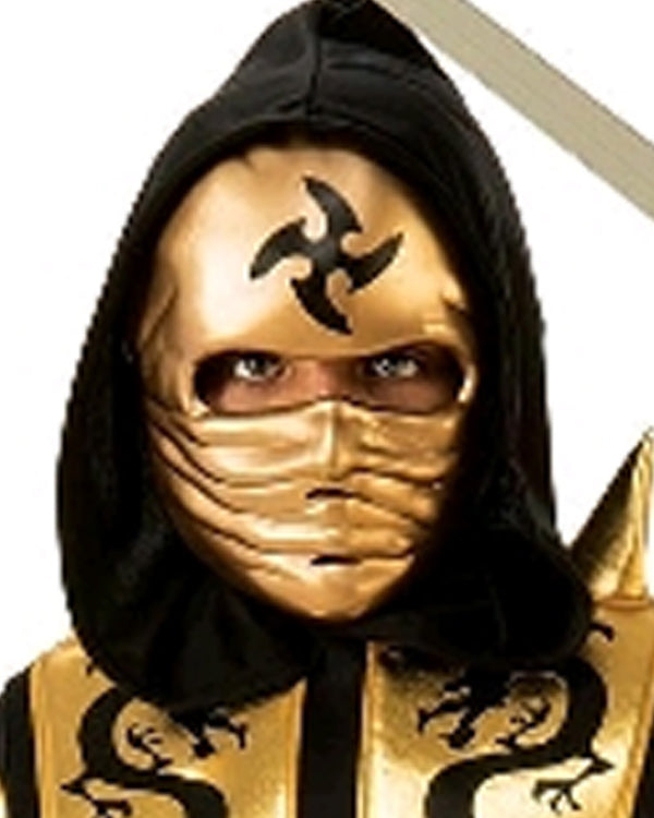 Gold Ninja Boys Costume