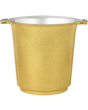 Gold Plastic Ice Bucket