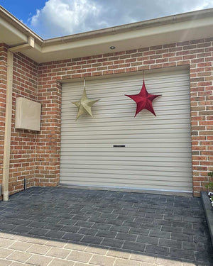 Christmas Gold Pop-Up Tinsel Star 65cm