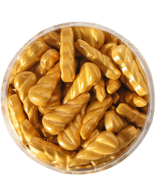 SPRINKS Gold Unicorn Horns Sugar Decorations 500g