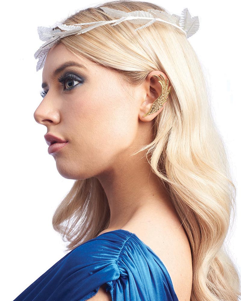 Golden Leaf Ear Cuff