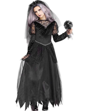 Gothic Bride Girls Costume