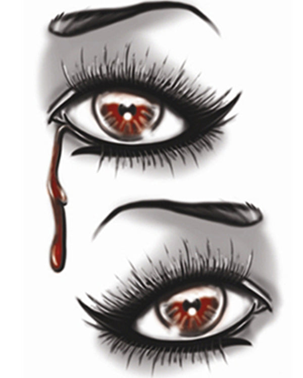 Gothic Evil Eye FX Temporary Tattoo