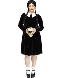 Gothic Girl Womens Plus Size Halloween Costume