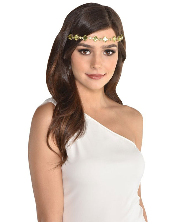 Greek Goddess Gold Bejewelled Headband