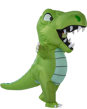 Green Dinosaur Inflatable Adult Costume