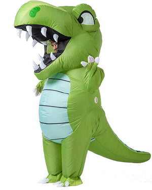 Green Dinosaur Inflatable Adult Costume