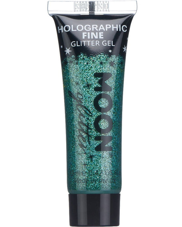 Green Fine Holographic Body Glitter Gel 12ml