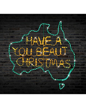 Green-Gold U Beaut Christmas LED Ropelight 1m