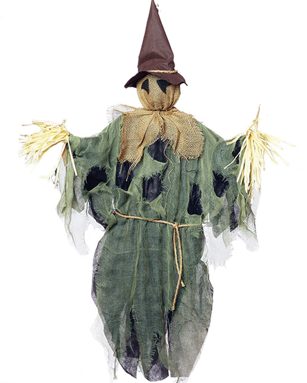 Green Hanging Scarecrow Decoration 91cm