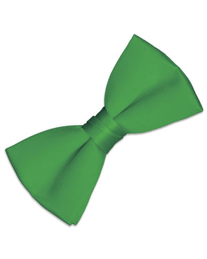 Green Satin Bow Tie