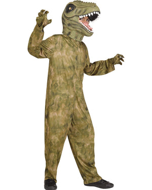 Green T Rex Boys Costume