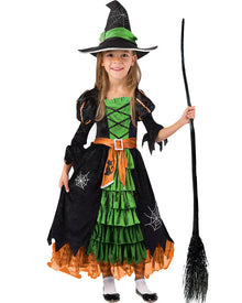 Green Witch Kids Halloween Costume