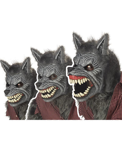 Grey Werewolf Ani Motion Mask