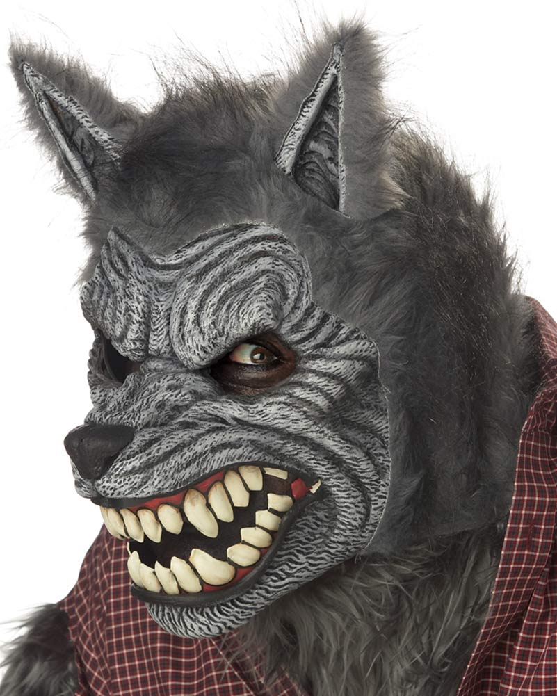 Grey Werewolf Ani Motion Mask