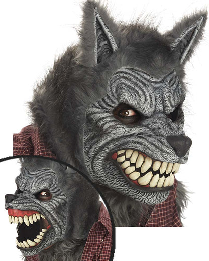 Grey Werewolf Ani Motion Mask