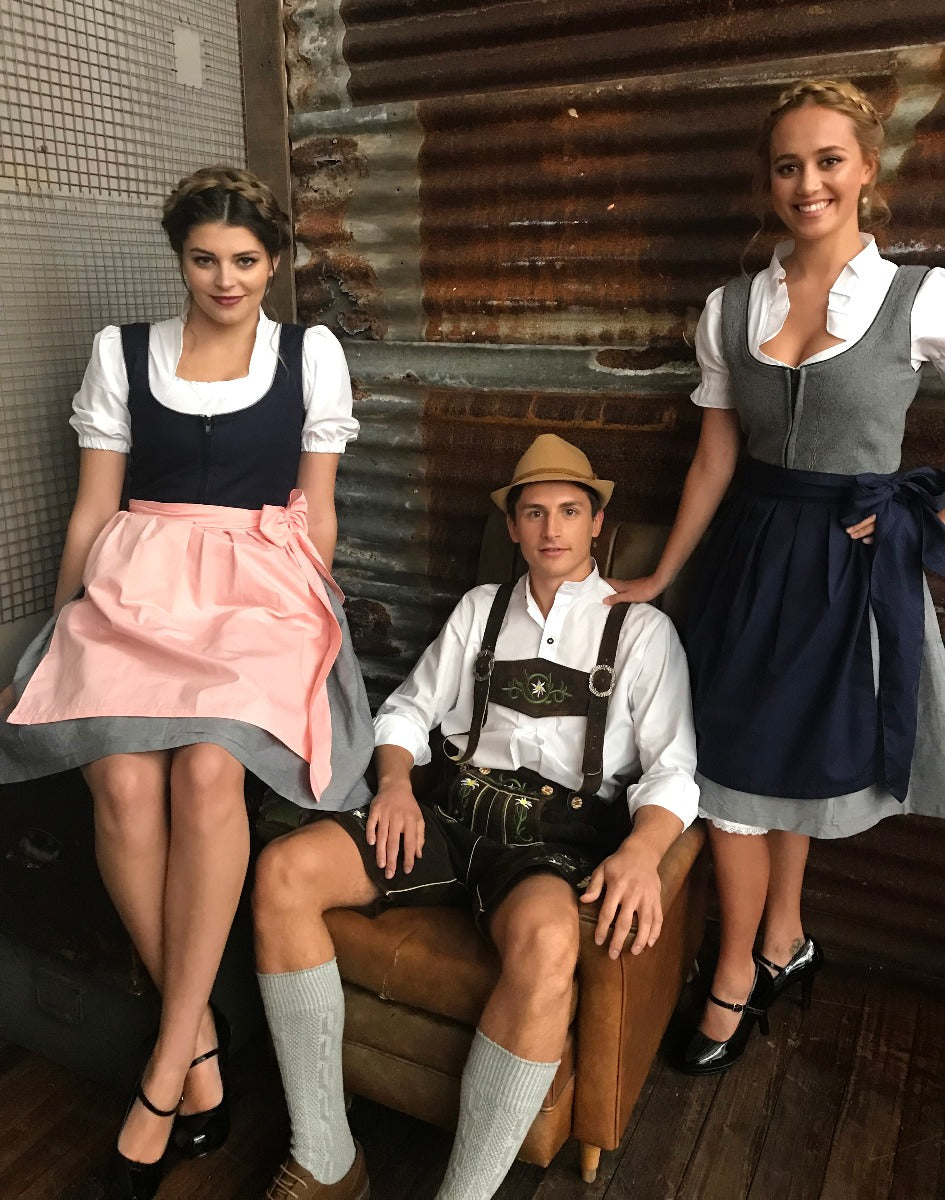 Heinrich Authentic Leather Lederhosen Mens Costume