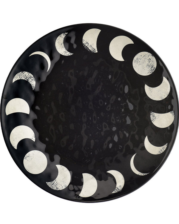 Halloween Classic Black and White Melamine Platter