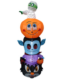 Ghosts Tower Halloween Lawn Inflatable 1.8m