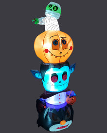 Ghosts Tower Halloween Lawn Inflatable 1.8m