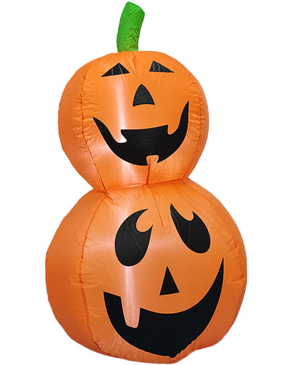 Halloween Pumpkin Stack Lawn Inflatable 1m