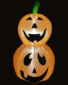 Pumpkin Stack Halloween Lawn Inflatable 1m