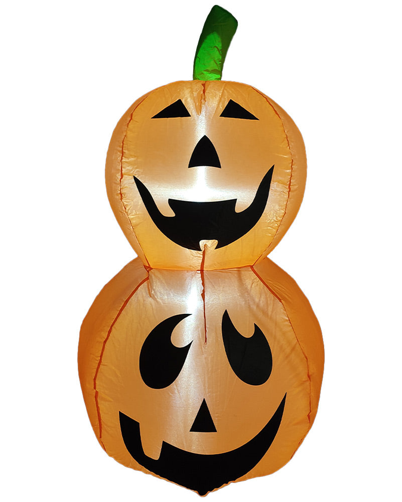 Halloween Pumpkin Stack Lawn Inflatable 1m