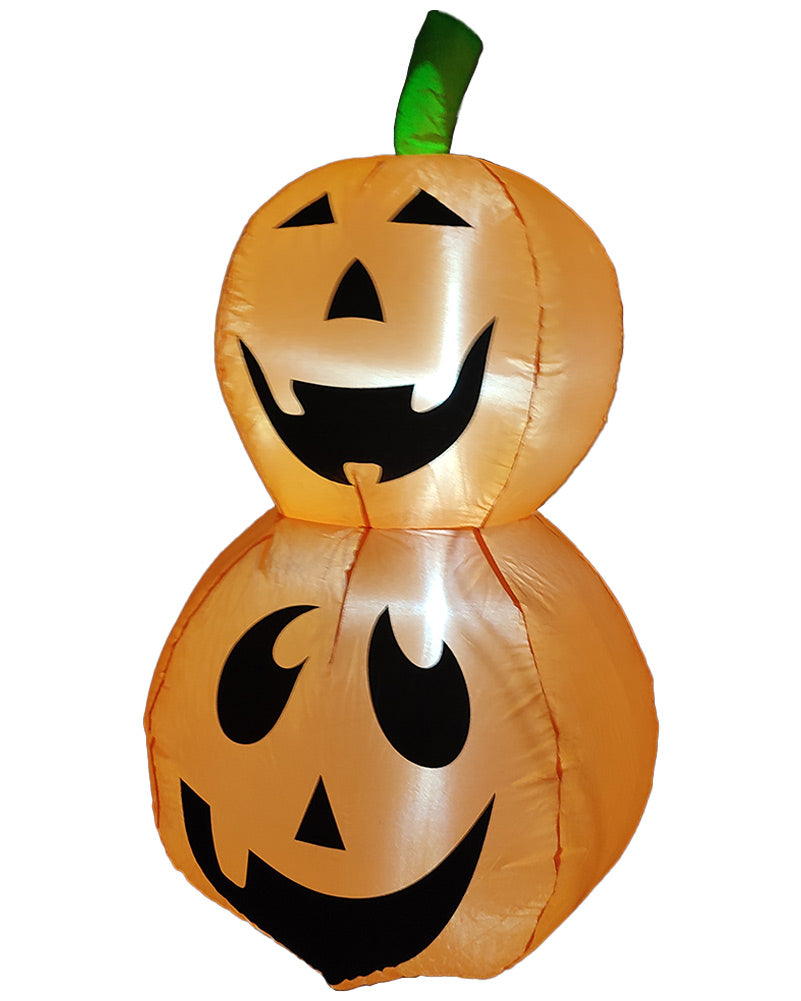 Halloween Pumpkin Stack Lawn Inflatable 1m